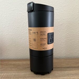 BruTrek OVRLNDR Black Travel Coffee Mug